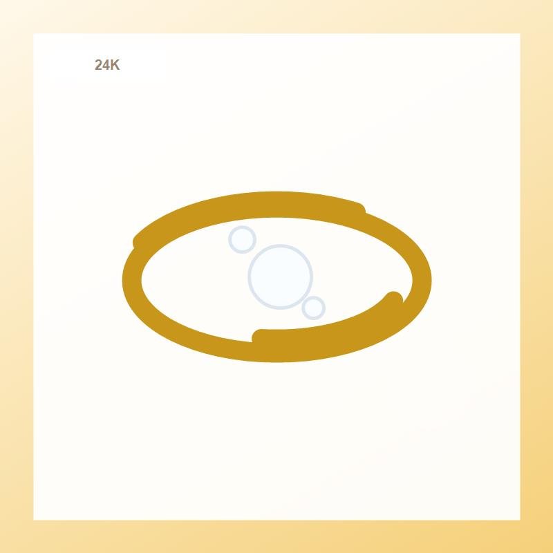 UBS Gold Cincin Emas 24K Model Hati