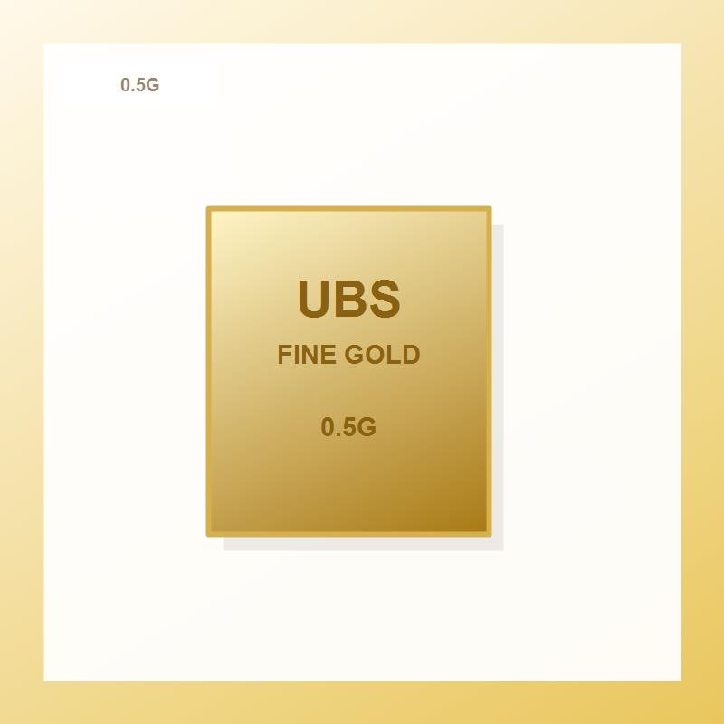 UBS Logam Mulia 0.5 Gram Classic